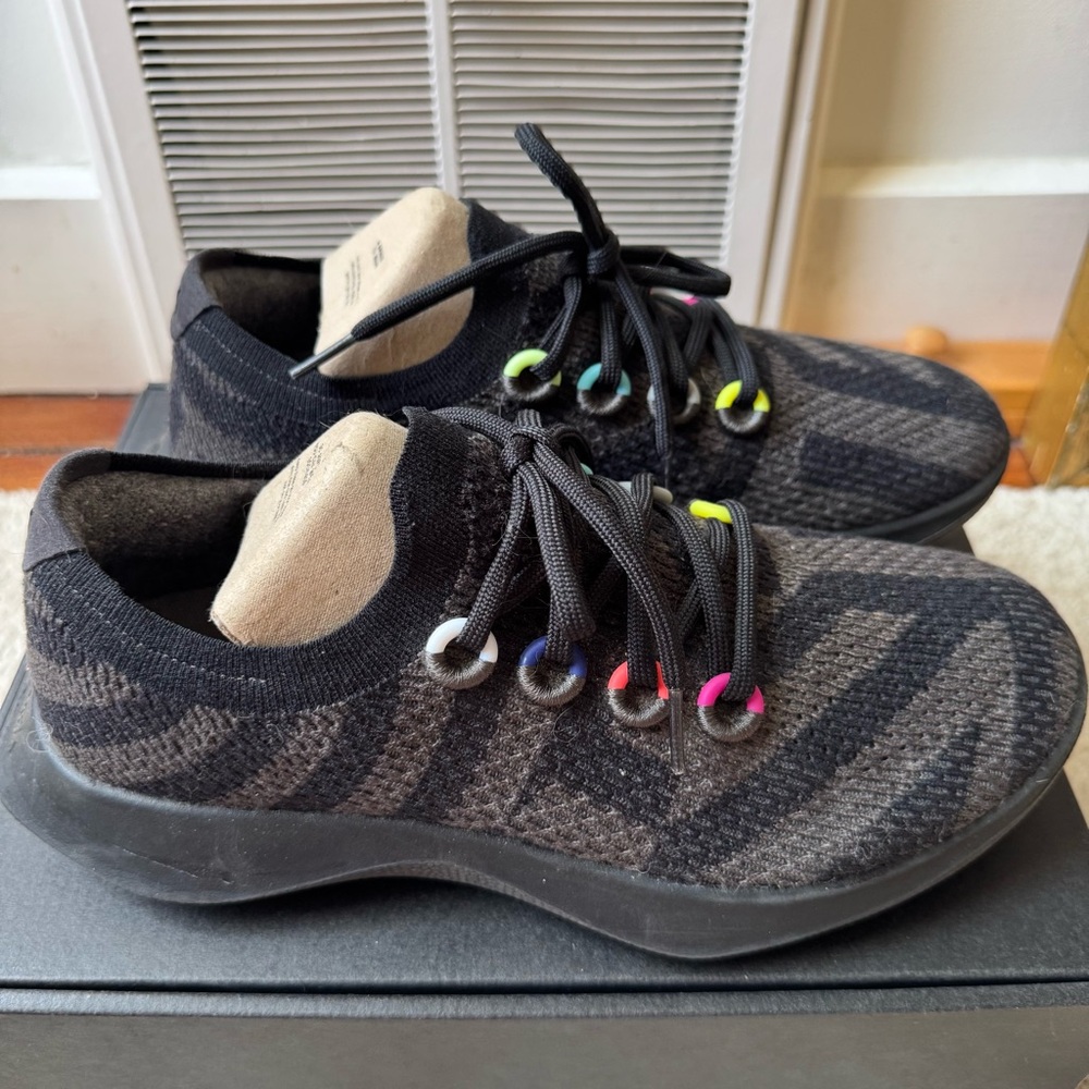 ALLBIRDS Mesh fabric sneaker limited edition color black/gray W10.5